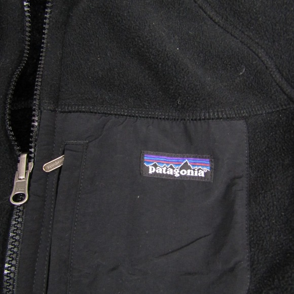 Patagonia Jacket Womens Medium Reversible Fleece Full Zip Retro Winter Warm Coat - Picture 2 of 8